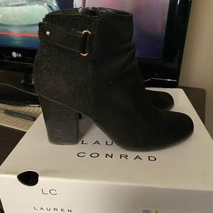 Lauren Conrad black booties
